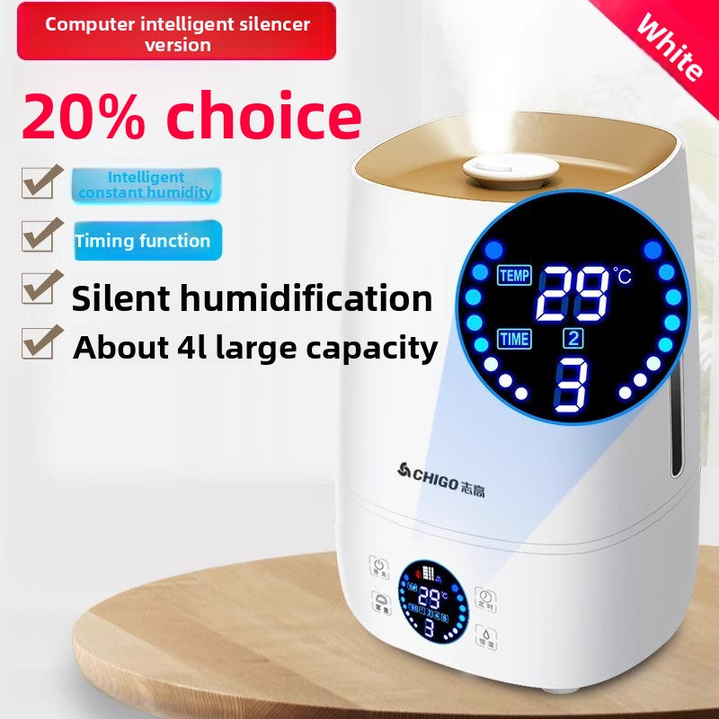 Ultrasonic Humidifier with Aromatherapy and Timer