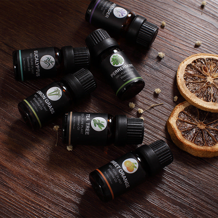 Aromatherapy Essential Oil Set 6 Scents 10ml