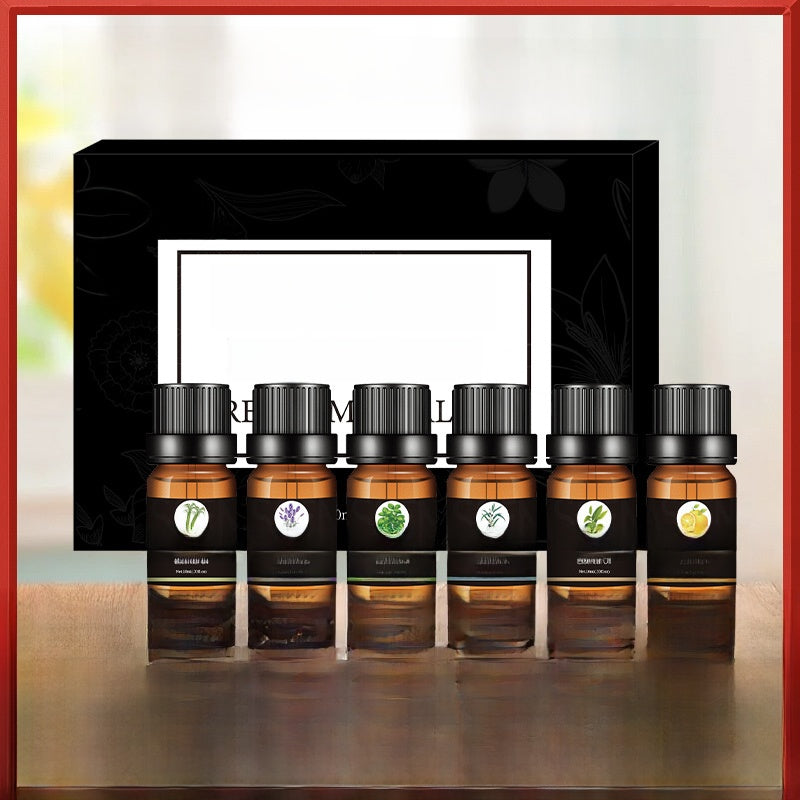 Aromatherapy Essential Oil Set 6 Scents 10ml