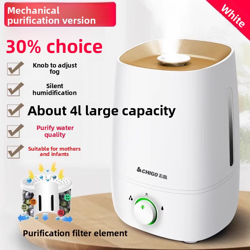 Ultrasonic Humidifier with Aromatherapy and Timer