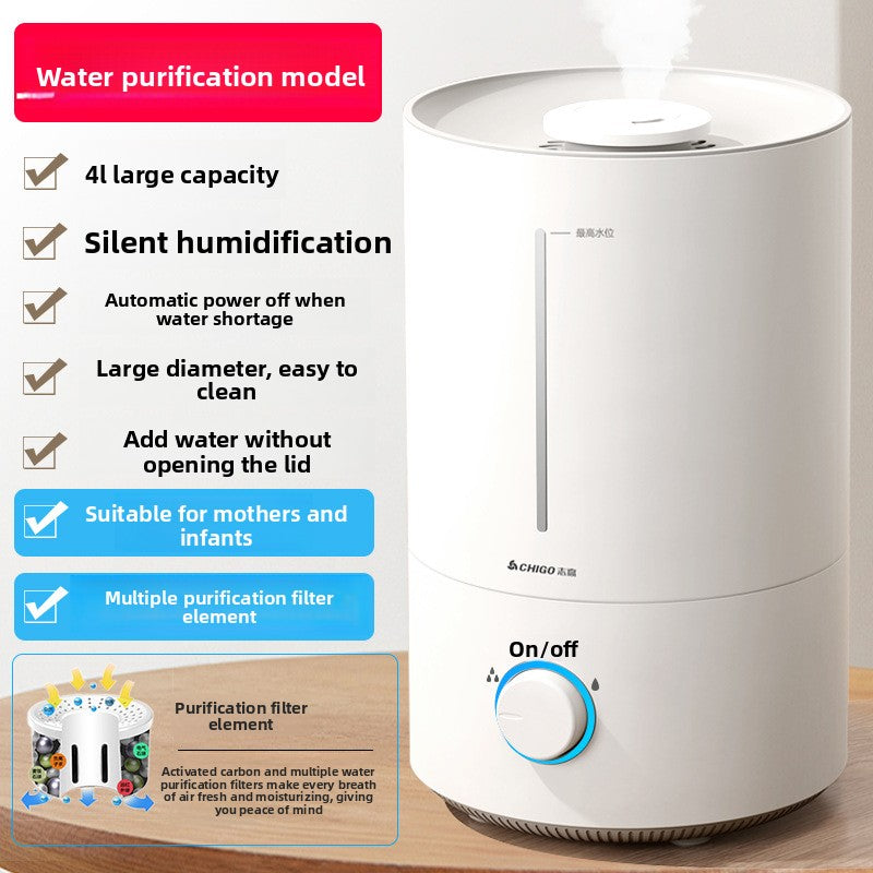 Ultrasonic Humidifier with Aromatherapy and Timer