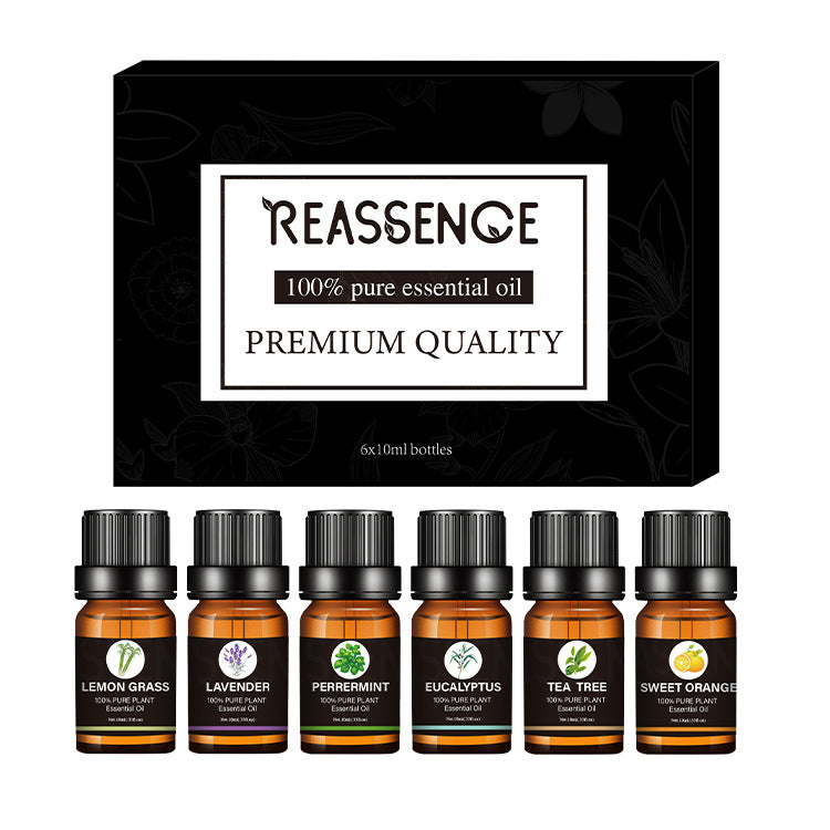 Aromatherapy Essential Oil Set 6 Scents 10ml